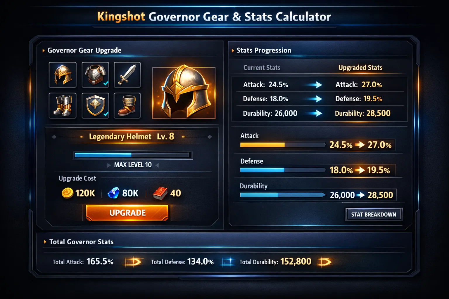 kingshot-governor-gear-calculator